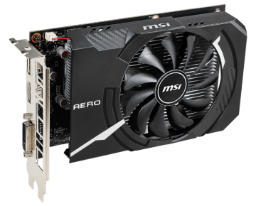 Видеокарта MSI (GTX 1650 AERO ITX 4G OC) GeForce GTX 1650 1740 MHz PCI-E 3.0 4096 MB 8000 MHz 128 bit DVI HDMI HDCP AERO