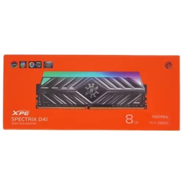 Оперативная память 8 Gb 3600 MHz ADATA XPG SPECTRIX D45G RGB (AX4U36008G18I-ST41)