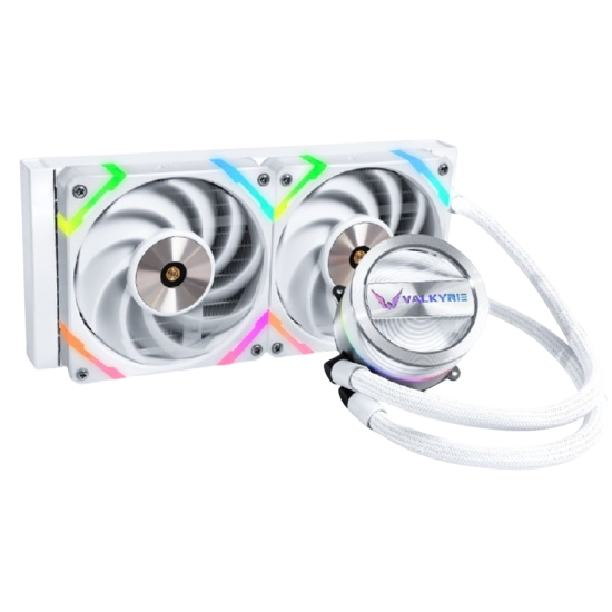 Система жидкостного охлаждения для процессора Valkyrie Dragonfang 240 ARGB White (HW GL240W)
