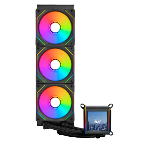 Система жидкостного охлаждения для процессора Lian Li GA II LCD SL-INF 360 ARGB Black (GA2ALCD36INB) (G89.GA2ALCD36INB.R0)