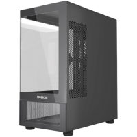 Компьютерный корпус Powercase Vision Micro M2 TG Black (CVMBM2-L0)