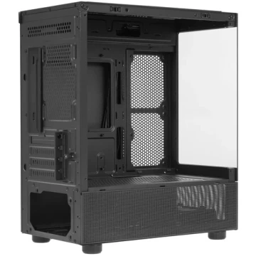 Компьютерный корпус Powercase Vision Micro M2 TG Black (CVMBM2-L0)
