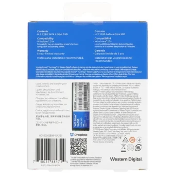 Твердотельный накопитель Western Digital 500 Gb Blue (WDS500G3B0B)