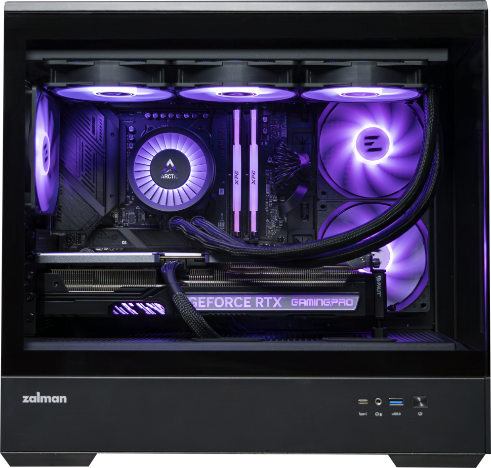 Игровой компьютер 28BIT Intel Core Ultra 5 245KF/RTX5060 Ti 8Gb/DDR5 32Gb/1Tb/800W
