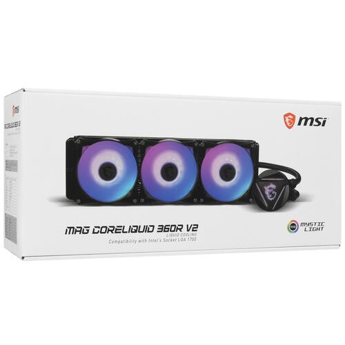 Система жидкостного охлаждения для процессора MSI MAG CORELIQUID 360R V2 ARGB 306-7ZW1C41-813