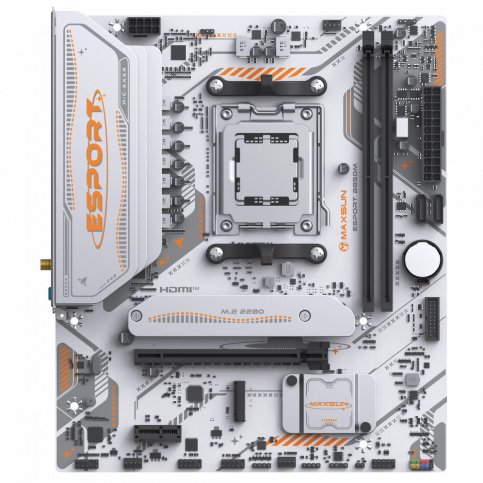 Материнская плата MaxSun MS-eSport B850M WIFI ICE (6940709661758)