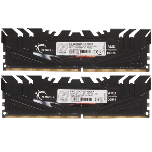 Оперативная память 32 Gb 3200 MHz G.Skill FLARE X (F4-3200C16D-32GFX)