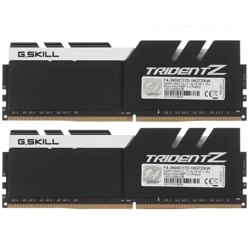 Оперативная память 16 Gb 3600 MHz G.Skill TRIDENT Z (F4-3600C17D-16GTZKW)