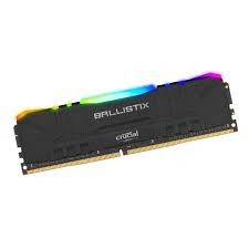 Оперативная память 8 Gb 3600 MHz CRUCIAL BALLISTIX Black RGB (BL8G36C16U4BL)