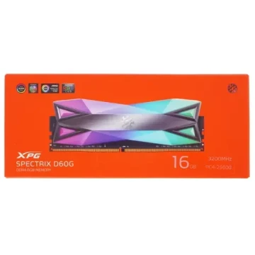 Оперативная память 16 Gb 3200 MHz ADATA XPG SPECTRIX D60G Grey RGB (AX4U320016G16A-ST60)