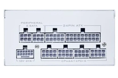 Блок питания Lian Li 850W SP850 V2 White (G9P.SP0850G.W000.RU) 16 Pin (PCIe 5.0 Connector Cable Details)