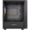 Компьютерный корпус Powercase Mistral Micro EM16 FRGB Black (CMMEM16B-L4)