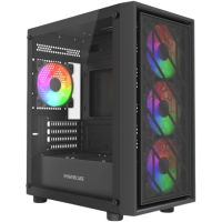 Компьютерный корпус Powercase Mistral Micro EM16 FRGB Black (CMMEM16B-L4)