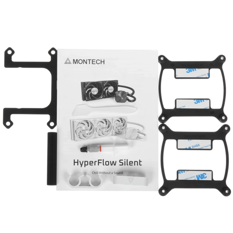 Система жидкостного охлаждения для процессора Montech HYPERFLOW SILENT 360 (W) White
