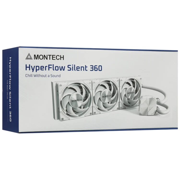 Система жидкостного охлаждения для процессора Montech HYPERFLOW SILENT 360 (W) White