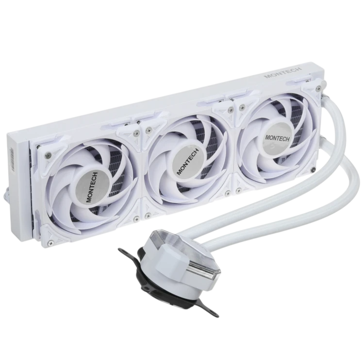 Система жидкостного охлаждения для процессора Montech HYPERFLOW SILENT 360 (W) White