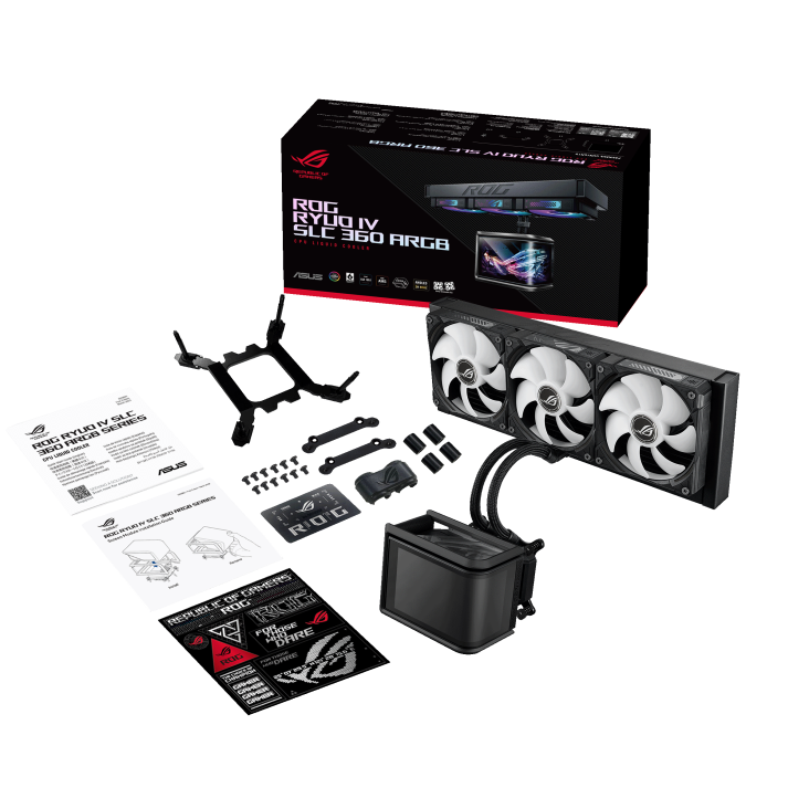 Система жидкостного охлаждения для процессора ASUS ROG RYUO IV SLC 360 ARGB Black (90RC0151-B0EAY0)