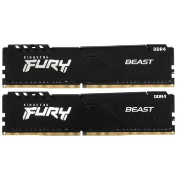 Оперативная память 8 Gb 3200 MHz Kingston FURY Beast Black (KF432C16BBK2/8)