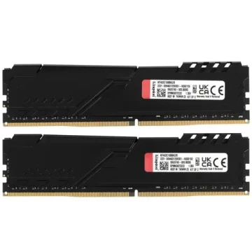 Оперативная память 8 Gb 3200 MHz Kingston FURY Beast Black (KF432C16BBK2/8)
