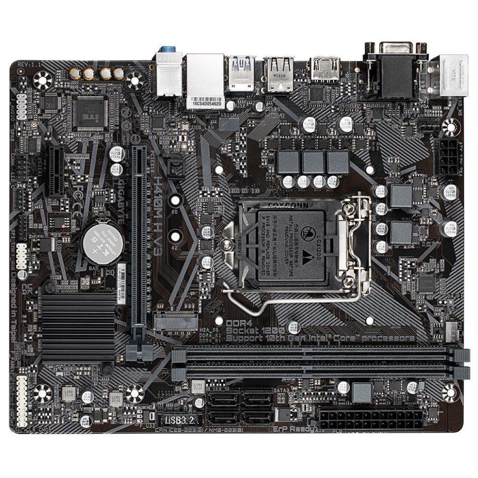 Материнская плата GIGABYTE H510 S1200 H410M H V3 1.3