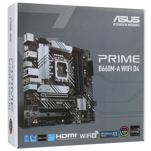 Материнская плата ASUS PRIME B660M-A WIFI D4 (90MB1AE0-M1EAY0)