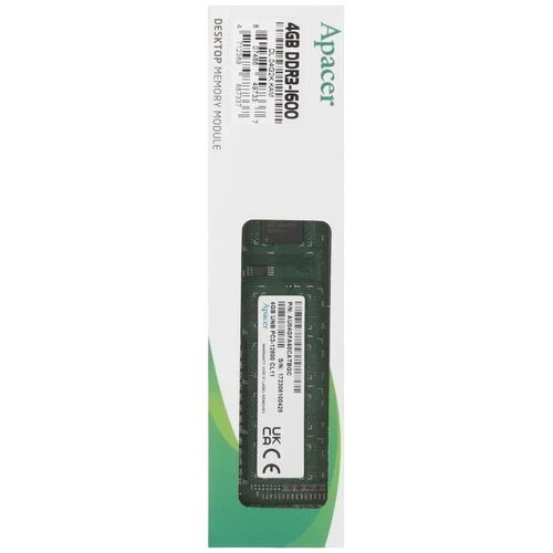 Оперативная память 4 Gb 1600 MHz Apacer (DL.04G2K.KAM)