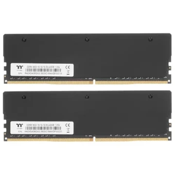 Оперативная память 16 Gb 3600 MHz Thermaltake TOUGHRAM RC Black (RA24D408GX2-3600C18A)