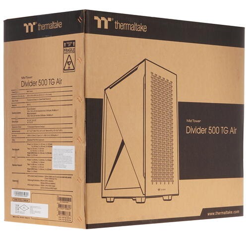 Компьютерный корпус Thermaltake DIVIDER 500 TG Air CA-1T4-00M1WN-02