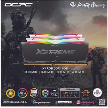 Оперативная память 32 Gb 3600 MHz OCPC X3TREME RGB Black (MMX3A2K32GD436C18)