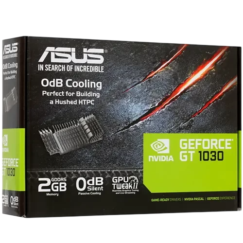 Видеокарта ASUS (GT1030-SL-2G-BRK) GeForce GT 1030 2GB Silent BRK