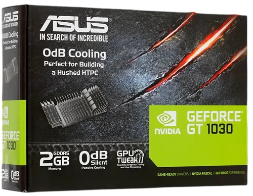 Видеокарта ASUS (GT1030-SL-2G-BRK) GeForce GT 1030 2GB Silent BRK