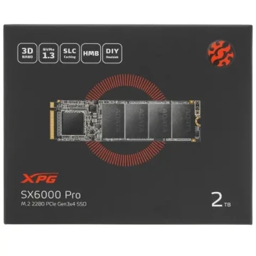 Твердотельный накопитель ADATA 2000 Gb SX6000 PRO ASX6000PNP-2TT-C XPG