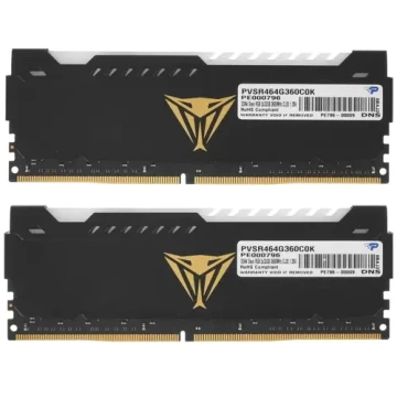 Оперативная память 64 Gb 3600 MHz PATRIOT VIPER STEEL RGB (PVSR464G360C0K)