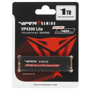 Твердотельный накопитель Patriot 1000 Gb VIPER (VP4300L1TBM28H) (PCIE GEN4)