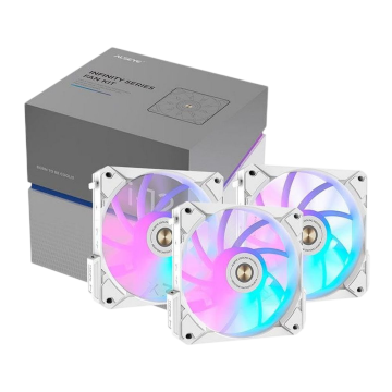 Вентилятор для корпуса ALSEYE Cooling Fan i12W-K3 White PWM