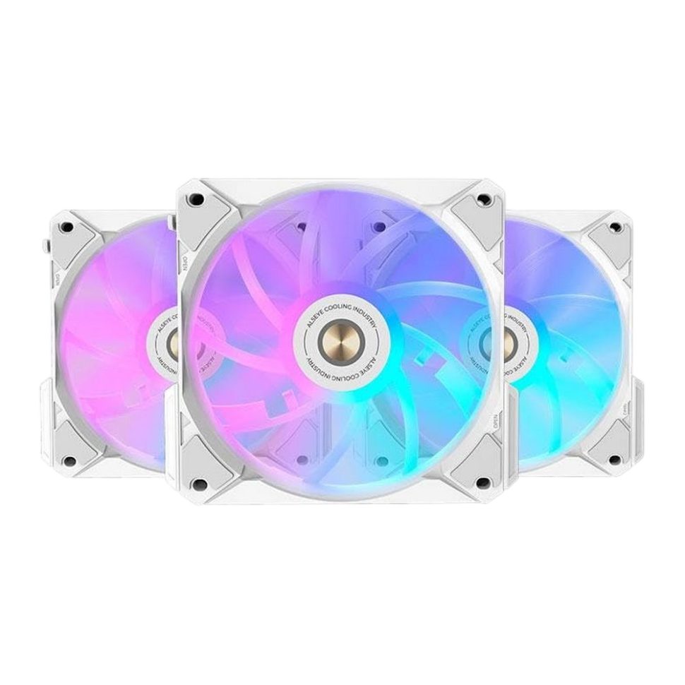 Вентилятор для корпуса ALSEYE Cooling Fan i12W-K3 White PWM