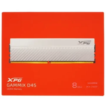Оперативная память 16 Gb 3200 MHz ADATA XPG GAMMIX D45 White (AX4U32008G16A-DCWHD45)