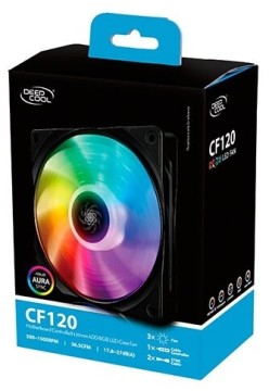 Комплект вентиляторов для корпуса Deepcool CF 120 – 3 in 1 CF120 RGB