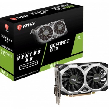 Видеокарта MSI (GTX 1650 D6 VENTUS XS V1) GeForce GTX 1650 4GB D6 VENTUS XS V1