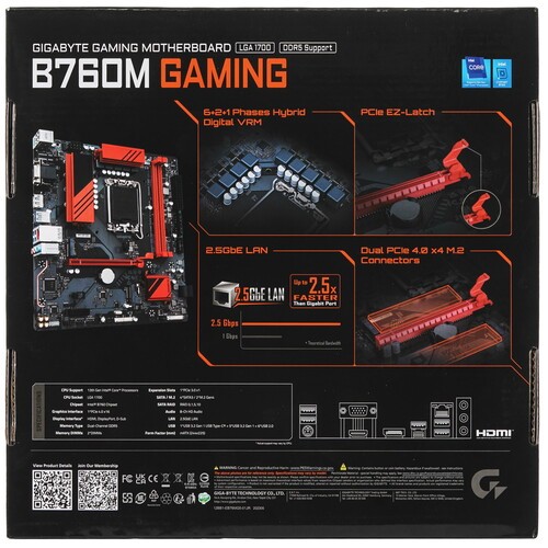 Материнская плата Gigabyte B760M GAMING