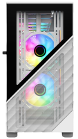 Компьютерный корпус 1STPLAYER DK D7 LED White (D7-WH-3F1-W)