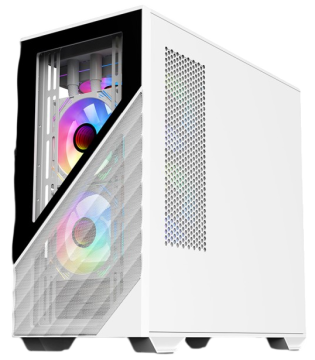 Компьютерный корпус 1STPLAYER DK D7 LED White (D7-WH-3F1-W)