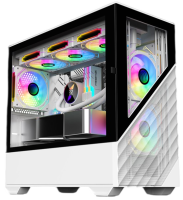 Компьютерный корпус 1STPLAYER DK D7 LED White (D7-WH-3F1-W)