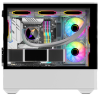 Компьютерный корпус 1STPLAYER DK D7 LED White (D7-WH-3F1-W)