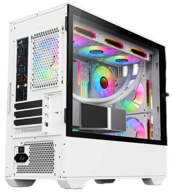 Компьютерный корпус 1STPLAYER DK D7 LED White (D7-WH-3F1-W)