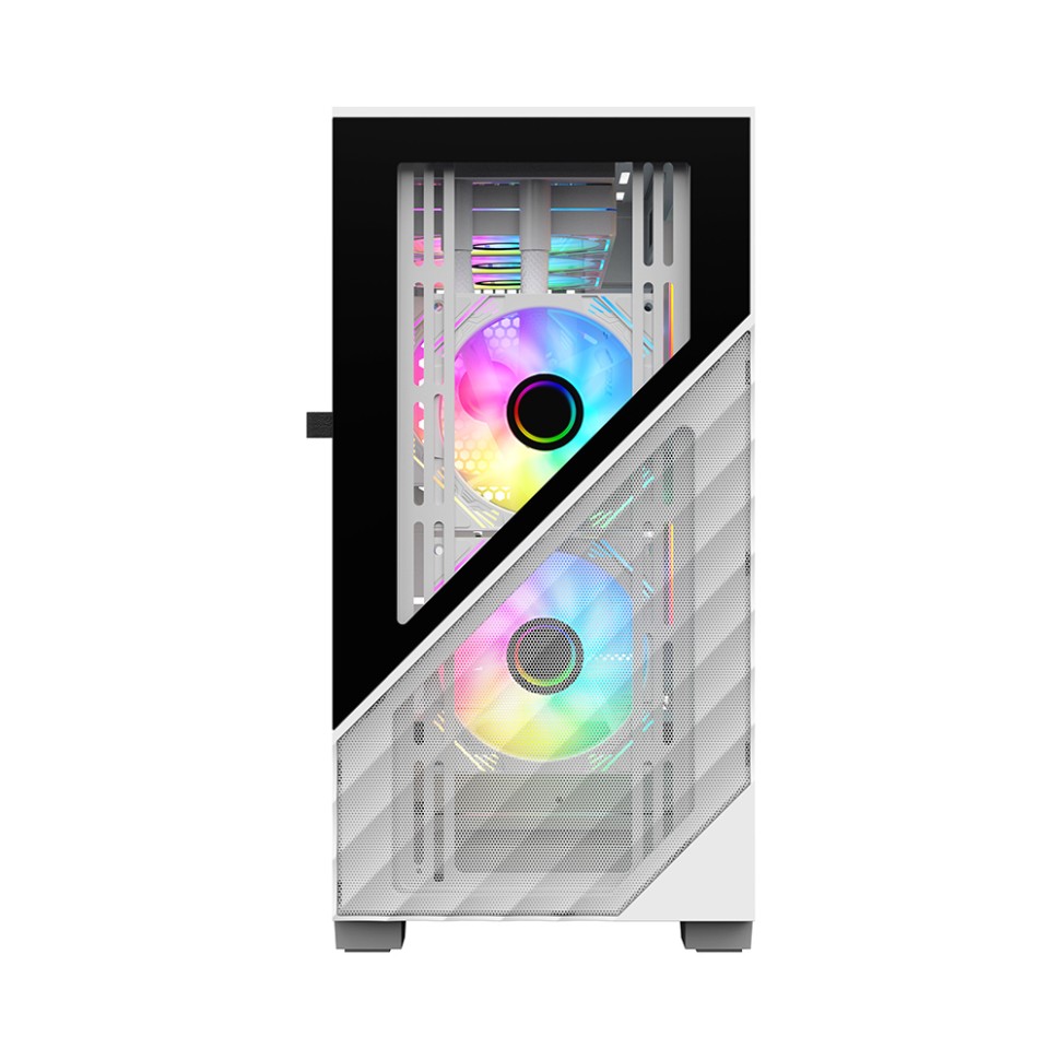 Компьютерный корпус 1STPLAYER DK D7 LED White (D7-WH-3F1-W)