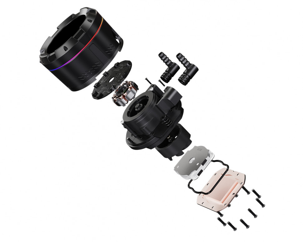 Система жидкостного охлаждения для процессора ID-COOLING SL360 XE Black