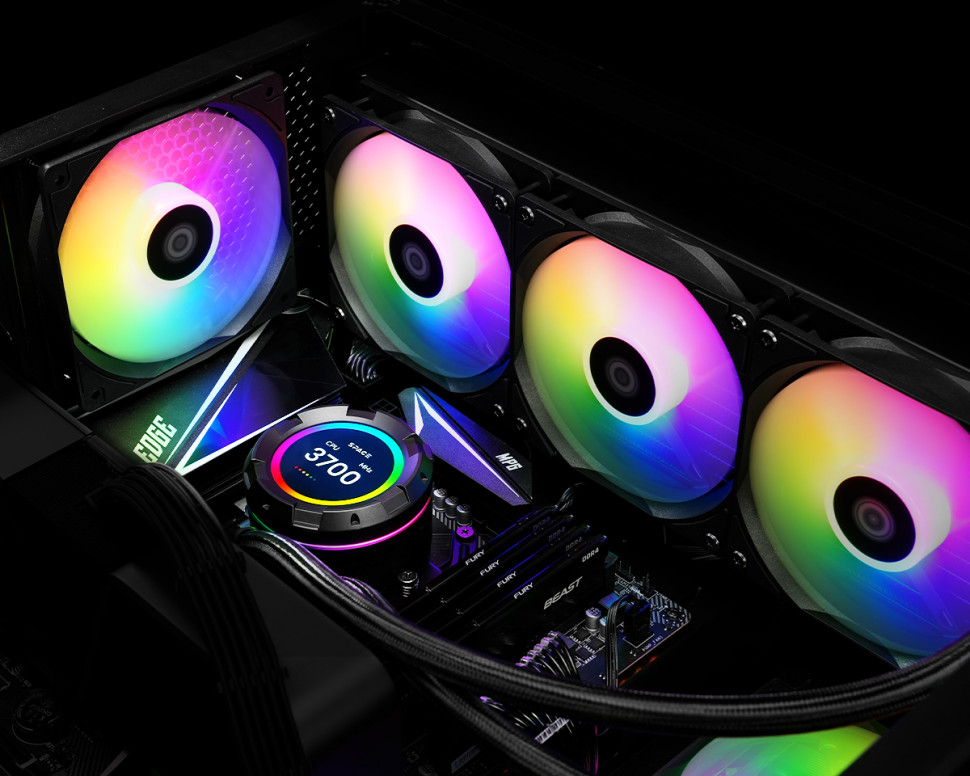 Система жидкостного охлаждения для процессора ID-COOLING SL360 XE Black