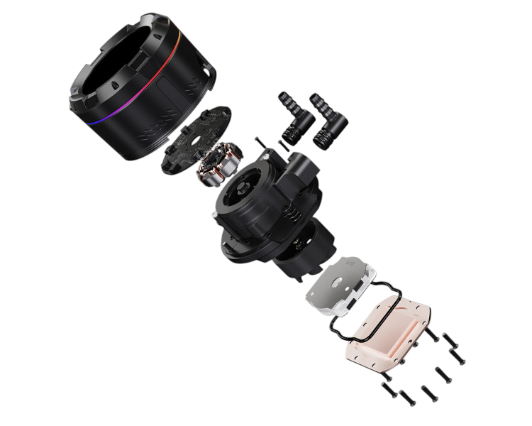 Система жидкостного охлаждения для процессора ID-COOLING SL360 XE Black