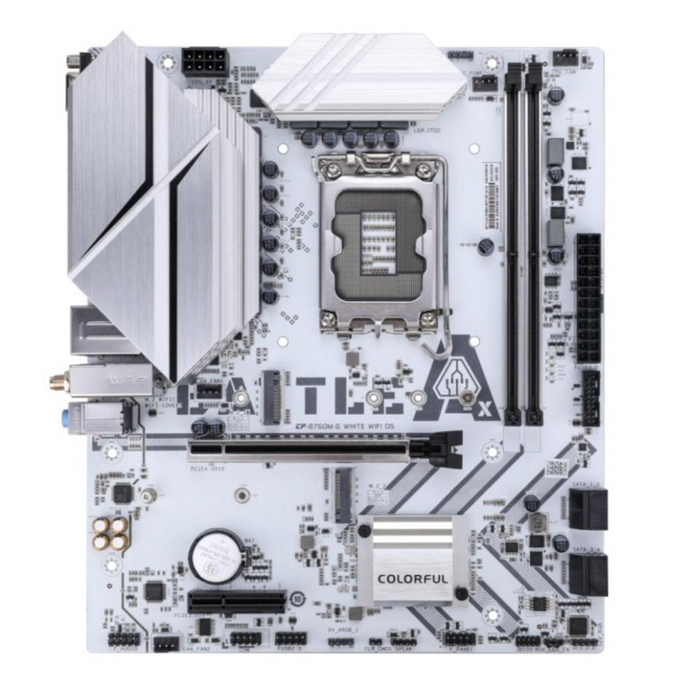 Материнская плата Colorful BATTLE-AX B760M-G WHITE WIFI D5 V20